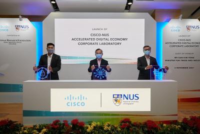 NUS & Cisco ra mắt Phòng thí nghiệm trị giá 54 triệu đô la Singapore